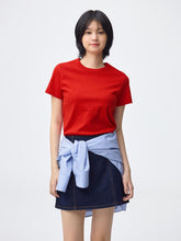 Load image into Gallery viewer, GU Cotton Smooth Crew Neck T-shirt
