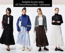Load image into Gallery viewer, GU Tiered Flared Skirt
