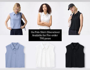 GU Polo Shirt (sleeveless) OSQ+EC (Pre-Order)