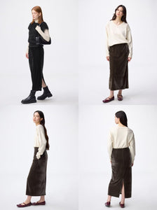 GU Velvet Ana Maxi Skirt Z+E (Pre-order)