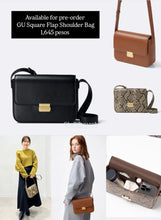 Load image into Gallery viewer, GU Square flap shoulder bag +E
