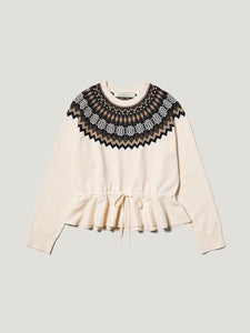 GU Peplum Knit Pullover by rokh