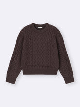 Load image into Gallery viewer, GU Cable Crew Neck Knit Pullover (Pre-order)
