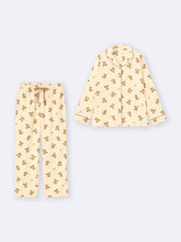 Load image into Gallery viewer, GU Flannel pajamas - Bear (long sleeves &amp; long pants)
