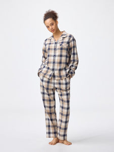 GU Flannel Pajamas - Checkered  (long sleeves & long pants)