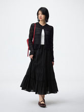 Load image into Gallery viewer, GU Tiered Flared Skirt
