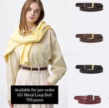 Load image into Gallery viewer, GU Metal Loop Belt

