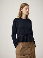 Load image into Gallery viewer, GU Peplum Knit Pullover by rokh
