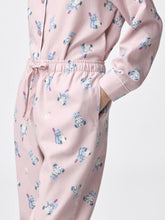 Load image into Gallery viewer, GU Flannel Pajamas -Rabbit (long sleeves &amp; long pants)
