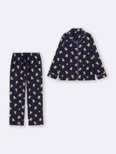 Load image into Gallery viewer, GU Flannel pajamas - Bear (long sleeves &amp; long pants)
