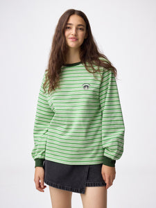 GU THE POWERPUFF GIRLS Light Sweat Striped T-Shirt (Long Sleeve) (Pre-order)