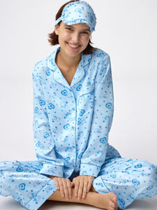 GU Satin Pajamas (Long Sleeves & Pants) THE POWERPUFF GIRLS (Pre-order)