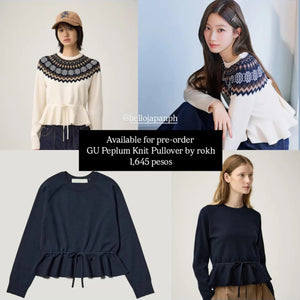 GU Peplum Knit Pullover by rokh