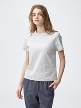 Load image into Gallery viewer, GU Cotton Smooth Crew Neck T-shirt

