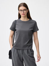 Load image into Gallery viewer, GU Cotton Smooth Crew Neck T-shirt
