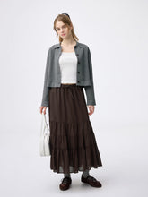 Load image into Gallery viewer, GU Tiered Flared Skirt
