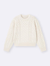 Load image into Gallery viewer, GU Cable Crew Neck Knit Pullover (Pre-order)

