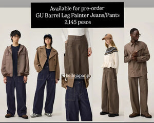 GU Barrel Leg Painter Jeans / Pants by rokh (Unisex)