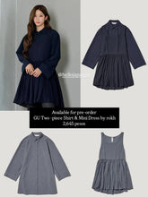 Load image into Gallery viewer, GU 2-piece Shirt and Mini Dress Set by rokh
