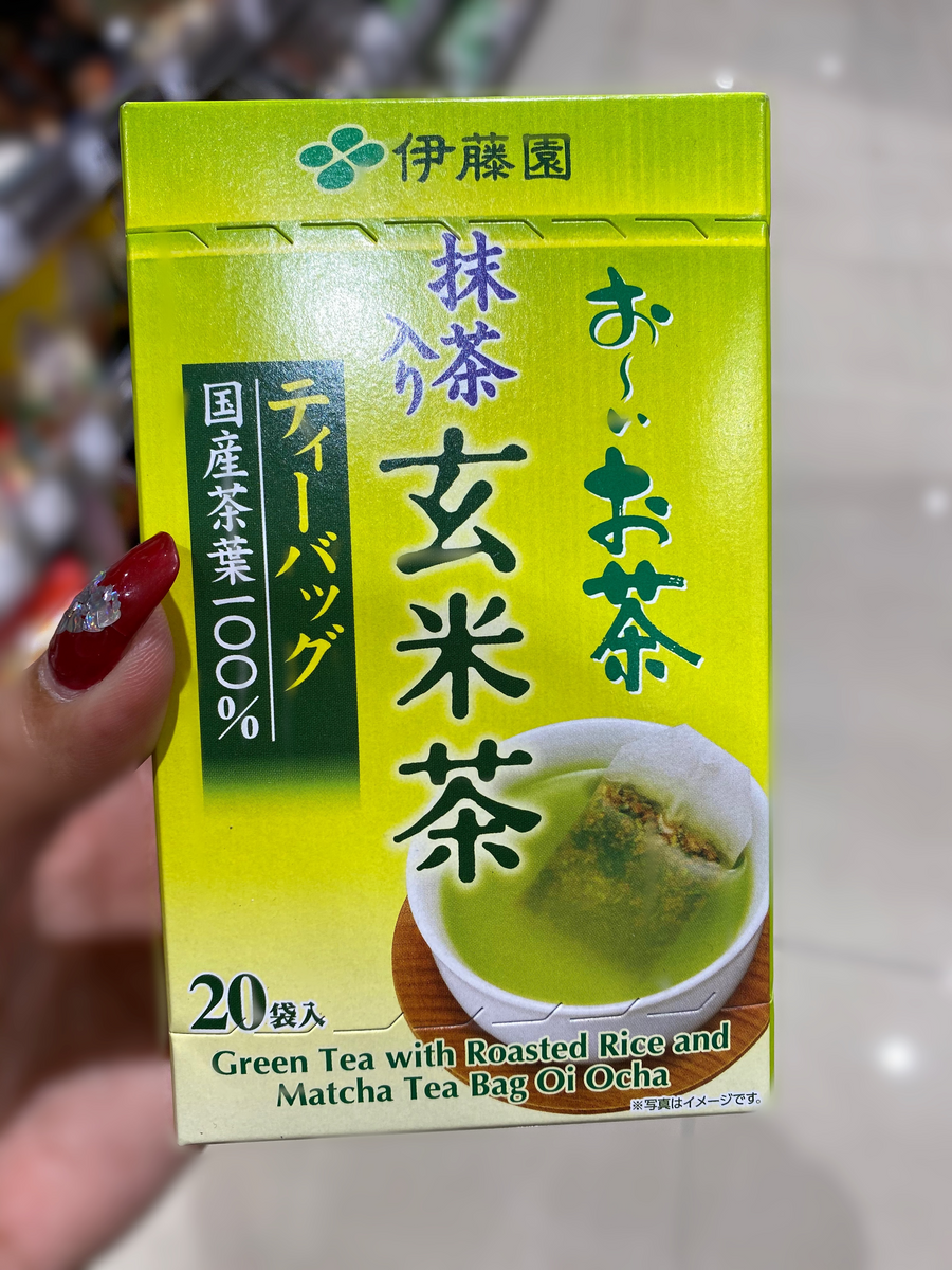 Itoen Green Tea with Roasted Rice and Matcha Tea Bag Oi Ocha 20pcs