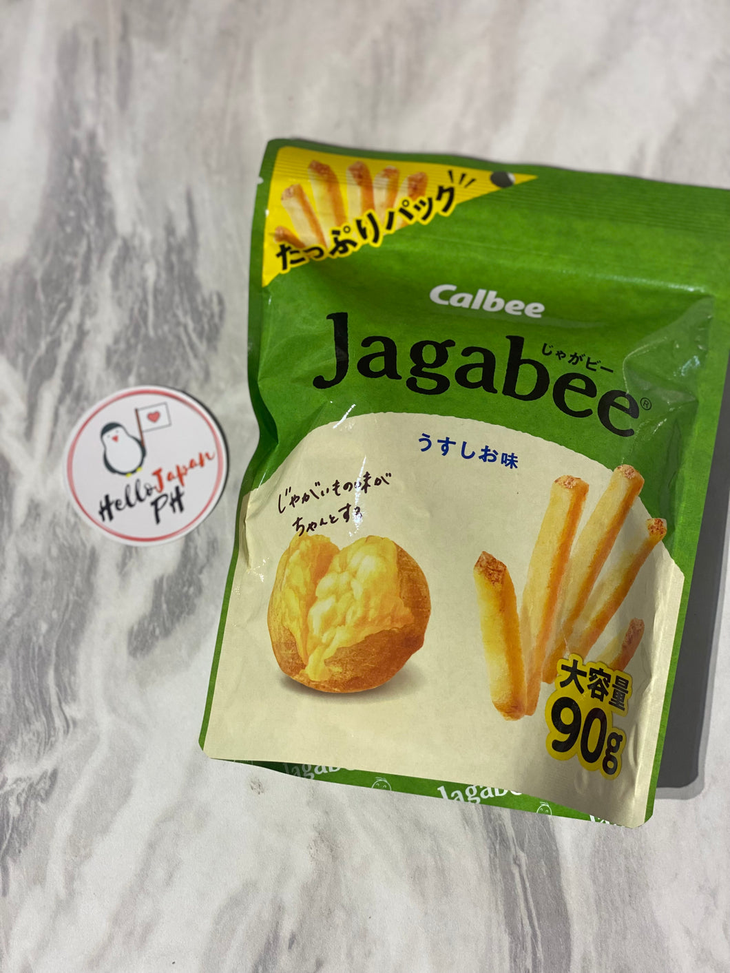 Calbee Jagabee Lightly Seasoned flavor ONHAND