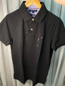Tommy Hilfiger Slim Fit Essential Solid Stretch Polo Men’s Large