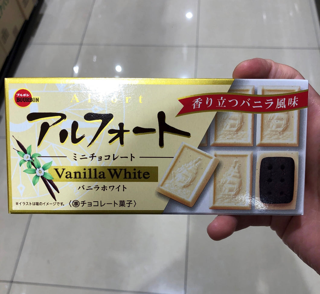 Bourbon Alfort Vanilla White Choco Biscuit