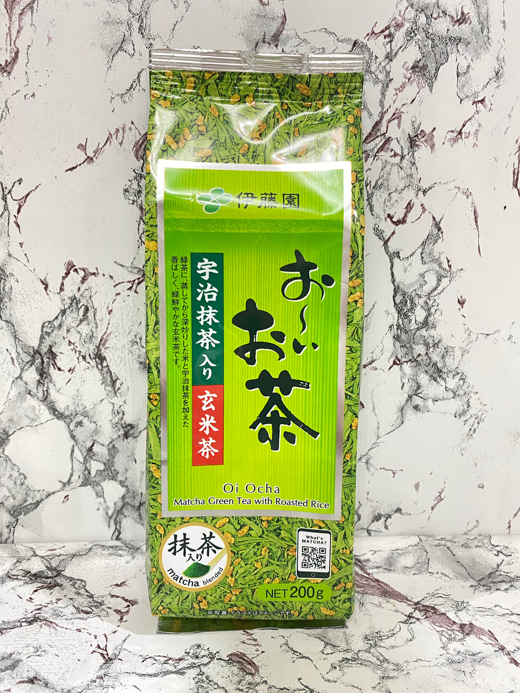 Itoen Oi Ocha Matcha Green Tea with Roasted Rice 200g