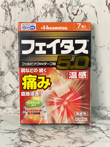 Hisamitsu 5.0 Pain Relief Patch Warm
