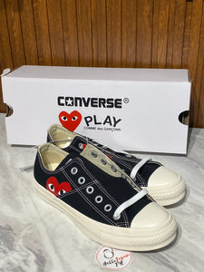 CDG Play Converse Chuck Taylor Low AND High Cut