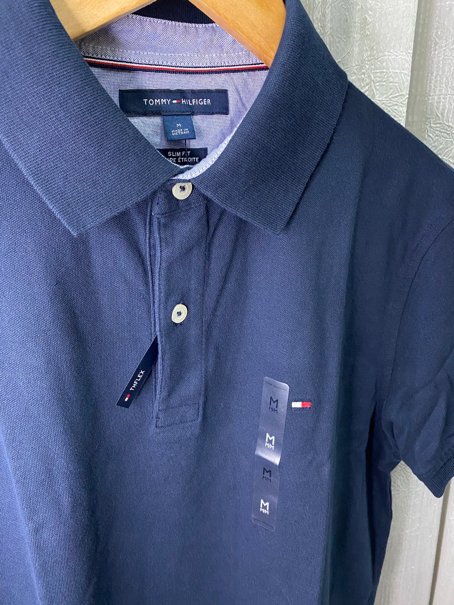 Slim fit essential solid stretch polo Clearance